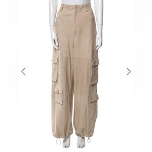 The Frankie Shop Women's Tan Cargo Pants